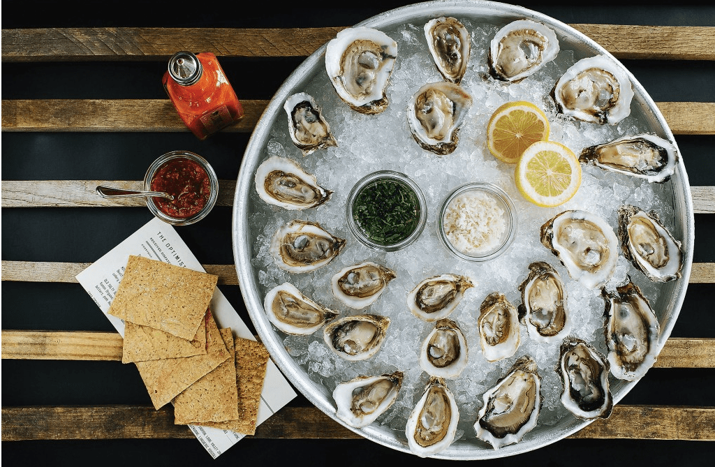 A State of Grace favorite — oyster on the half-shell. (Photo by Andrew Thomas Lee)