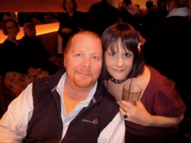 Gina DePalma and her former boss, Mario Batali. (Courtesy ginadepalma.net)
