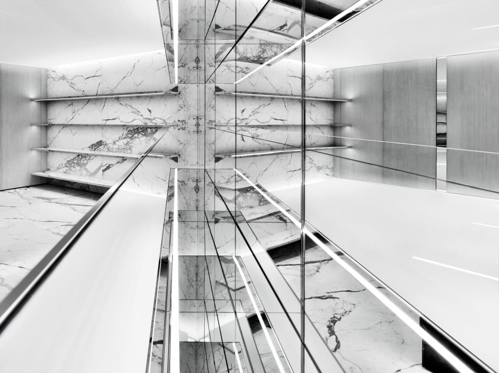 Hedi Slimane's vision for Saint Laurent boutiques