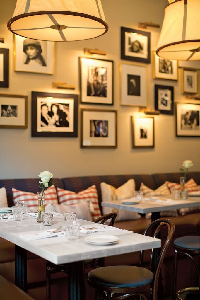 Enjoy a cozy lunch at Marché. 