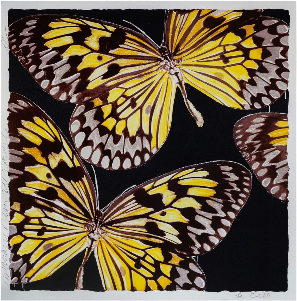 Donald Sultan, Monarchs, Jan 24, 2006. Print. Est. $2,000-$4,000. Courtesy Paddle8.