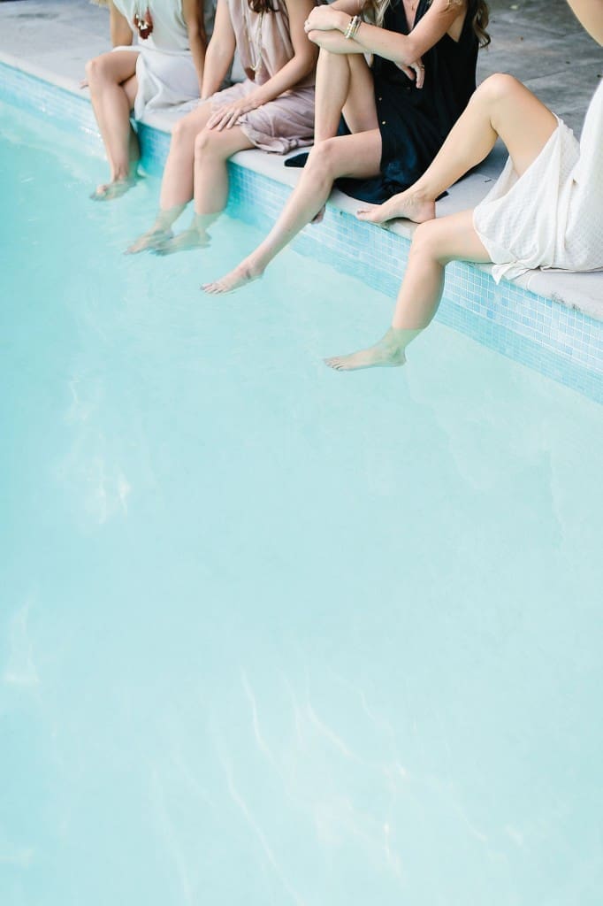 Poolside in Mirth Caftans. (Photograph Kendall Hanna)