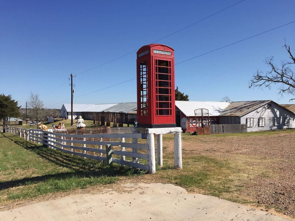 The Real Story Behind That Strange British Phone Booth on the Side of a Texas Highway: It Leads To More Than You Think