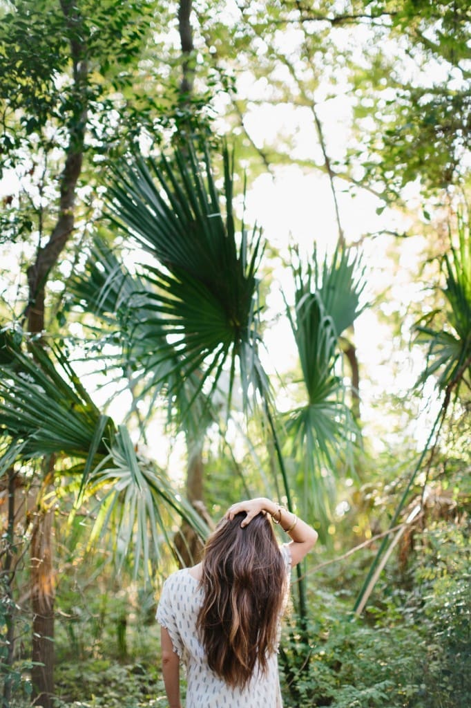 El Tule caftan in Handmade Edition handloomed ikat. (Photograph Kendall Hanna)