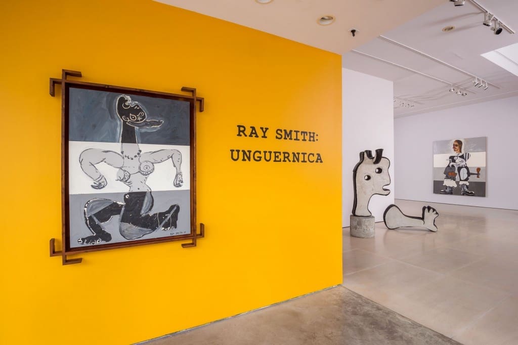 "Ray Smith: Unguernica" at McClain Gallery references Picasso's epic masterpiece that exposed the horrors of the Spanish Civil War. All Ray Smith artwork images and installation shots by Nash Baker. 