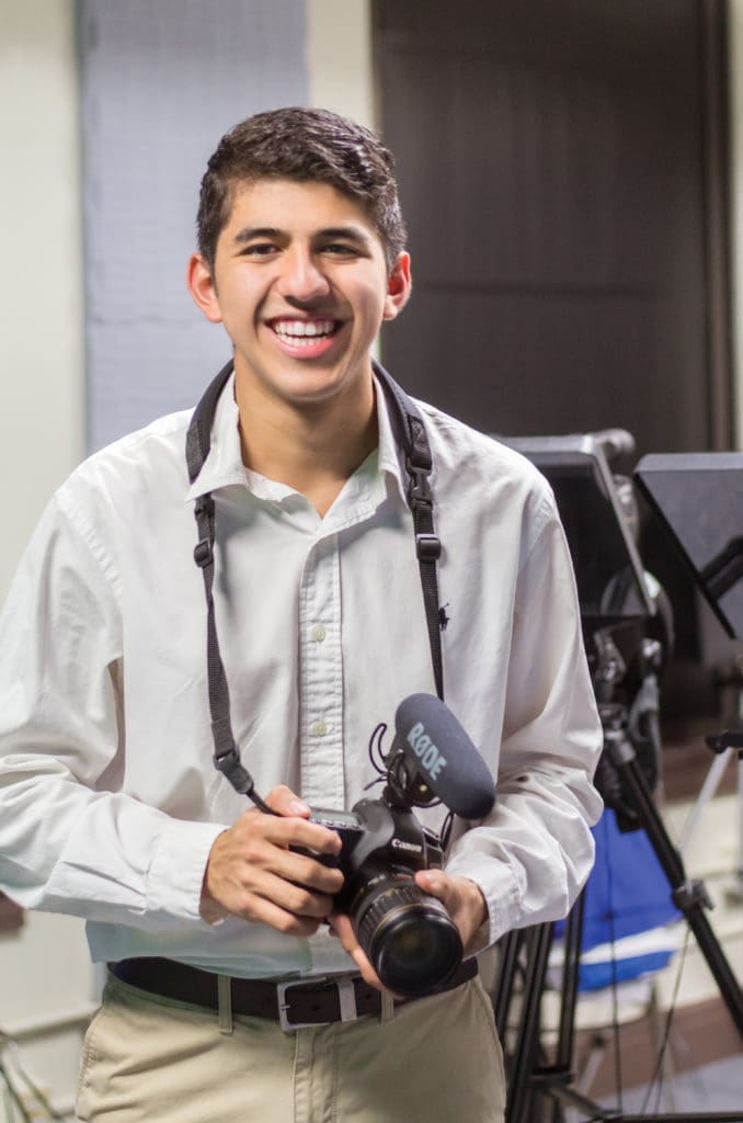 Gilbert Sosa, director and photographer, is making big waves. (Photo by Ashleigh Teel)