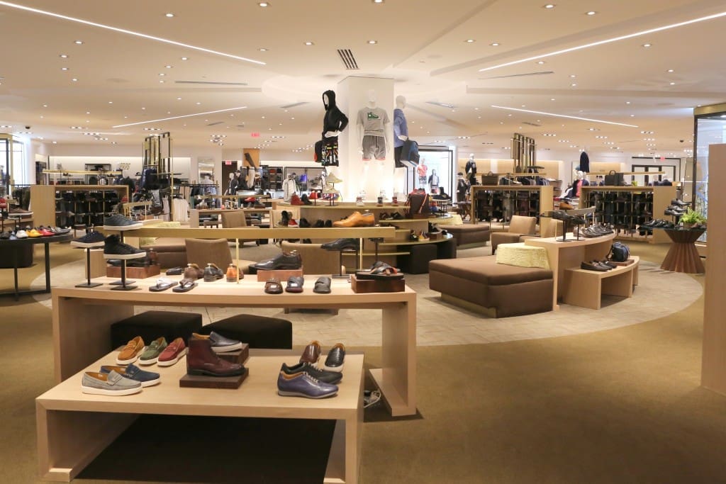 Saks' men's department (Photo by Priscilla Dickson) 