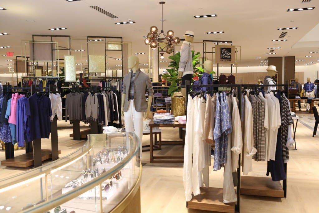A stroll through the Men's department with names such as Alexander McQueen, DSquared, Etro, Kenzo, Margiela Thom Browne, Zegna and of course, the Saks Fifth Avenue collection. (Photo by Priscilla Dickson) 