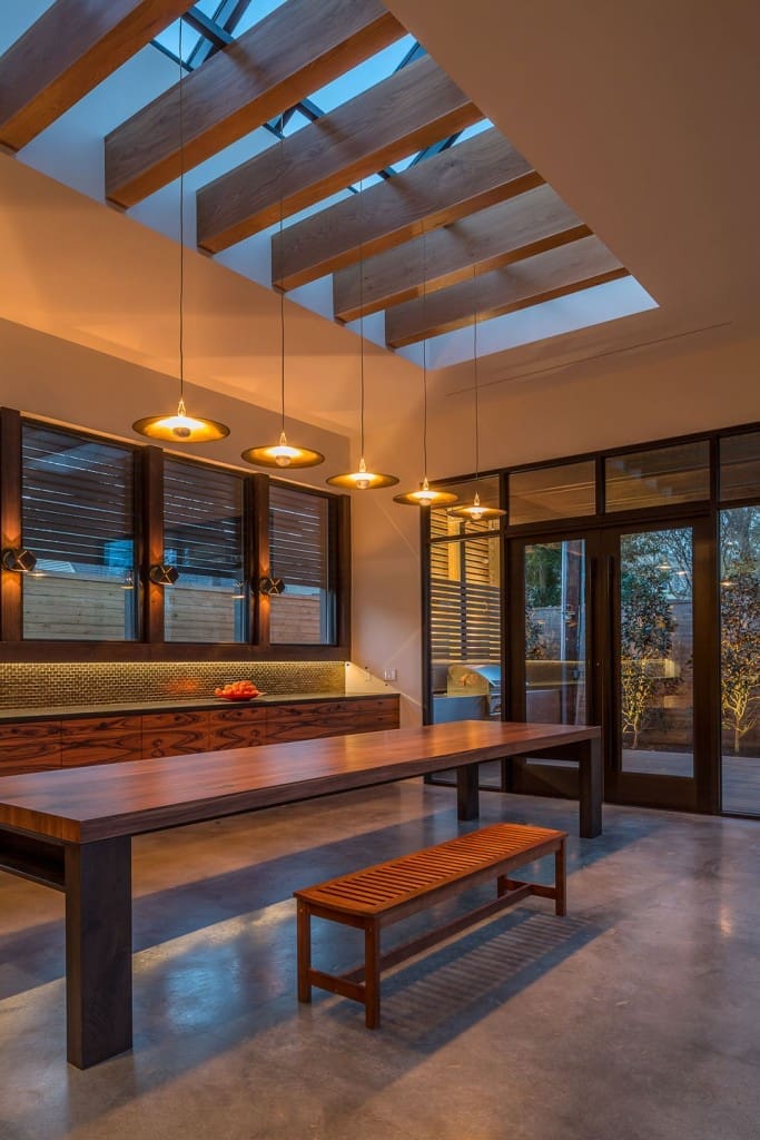 An interior from Carol Barden's House of Light, 3312 University.
