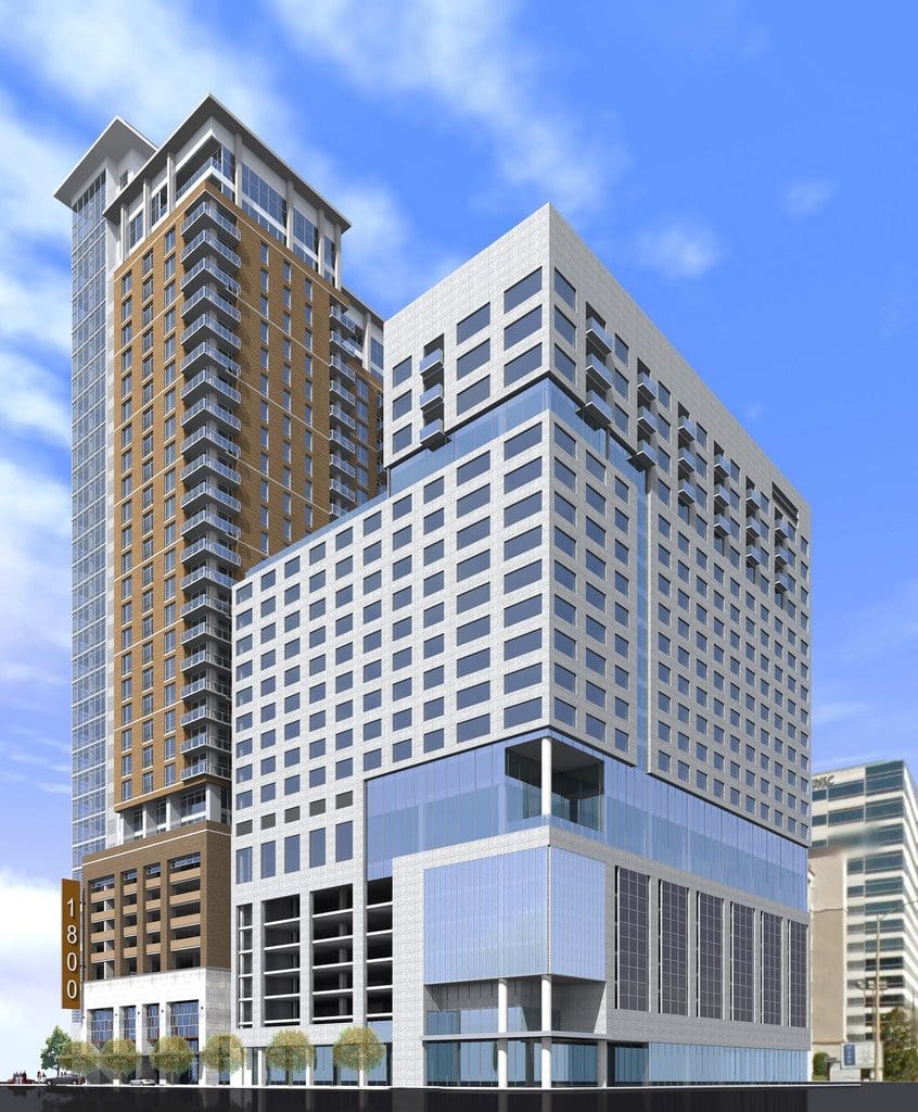 The Medistar/Greystar Tower may be the first high-rise in Houston with 24-hour room service. (Courtesy photo) 
