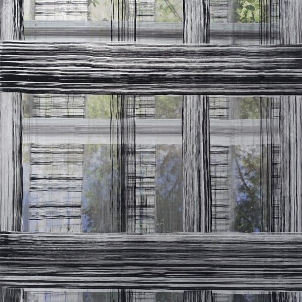 In "Untitled (F3.18)," 2008 – 2012, Williams achieved the perfect balance of paint and photo. 