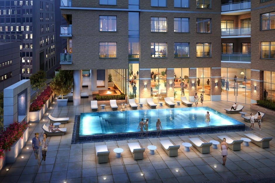 Aris Market Square pool deck (Photo courtesy Ziegler Cooper) 