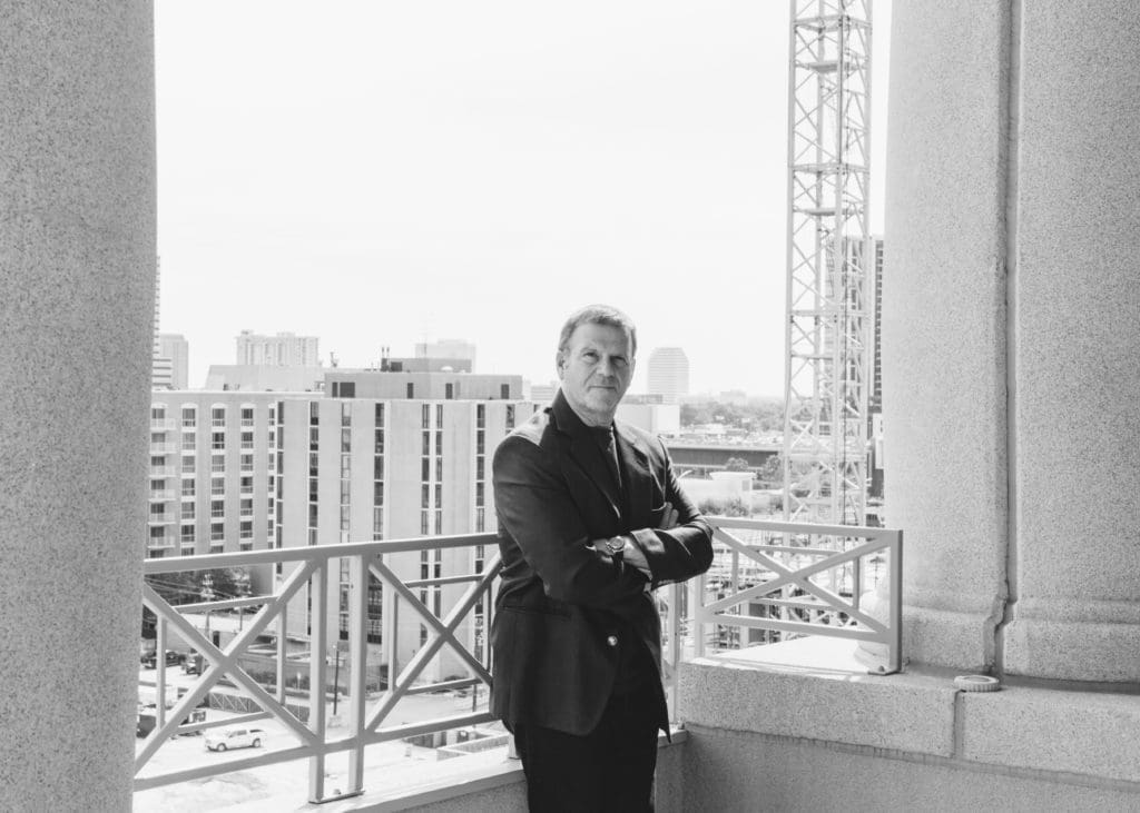 Billionaire Tilman Fertitta lords over a 500-company strong business empire from his Houston headquarters.