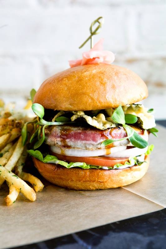 Not a fan of beef? Try Hopdoddy’s ahi tuna burger. 