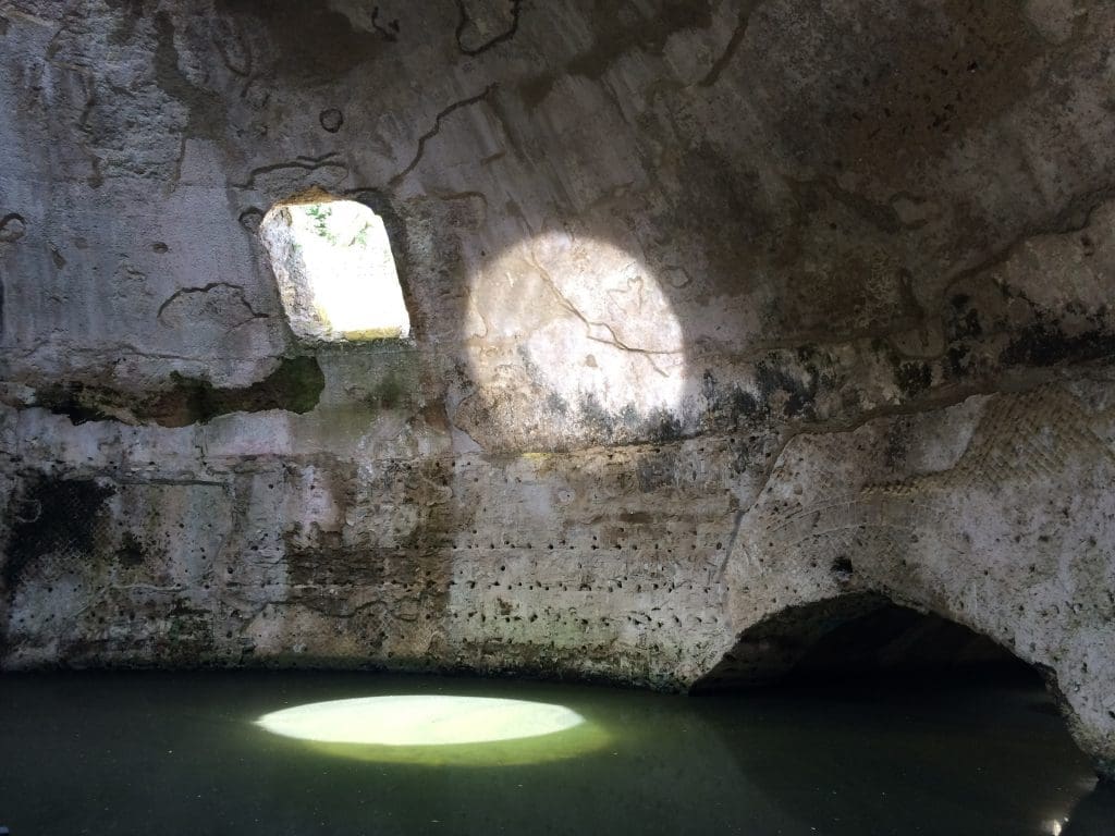 A pool inside the Bath of Mercury Dome.