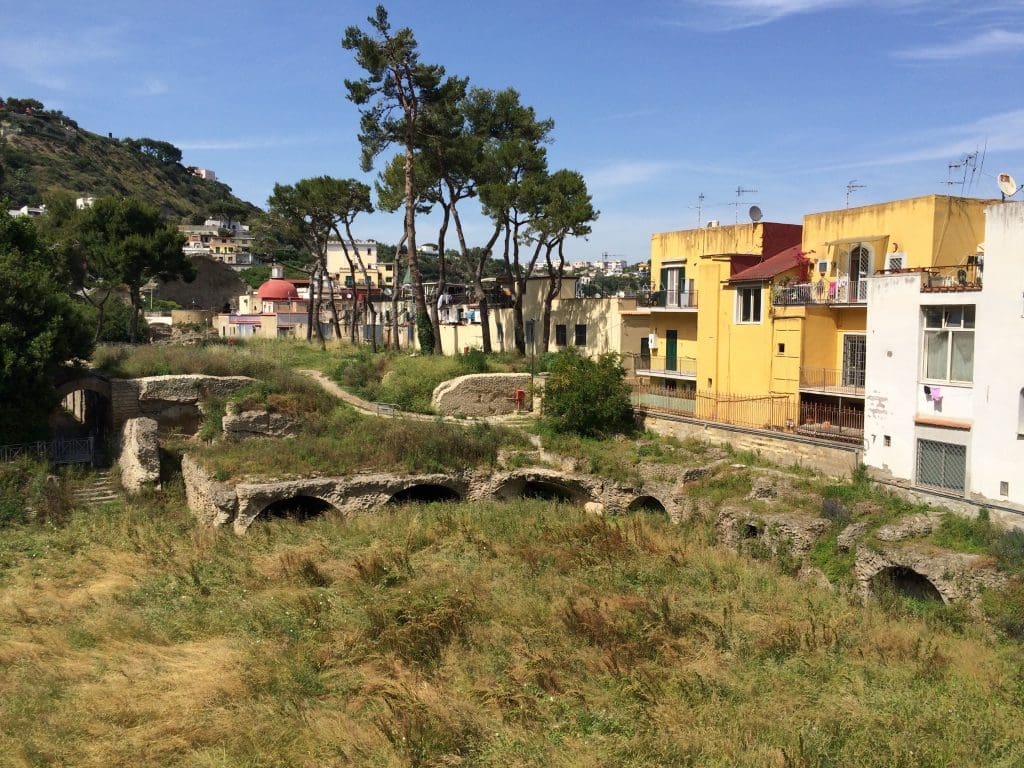 Site of an ancient swimming pool in Baia.