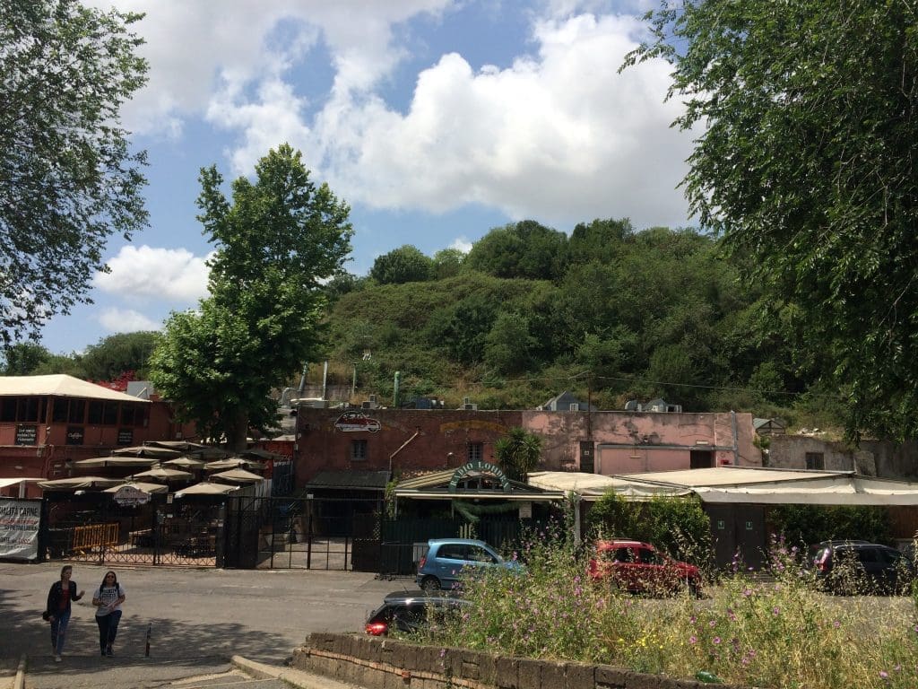  Monte Testaccio is actually one very big hill of crumbling pots.