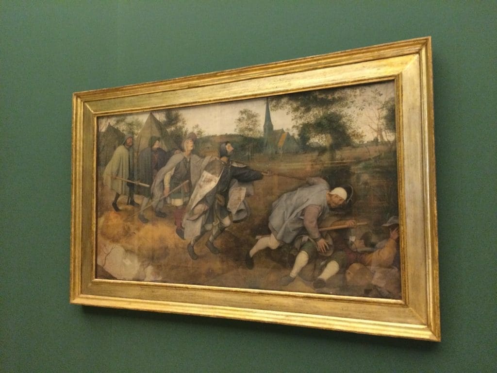 Bruegel's "The Blind Leading the Blind."