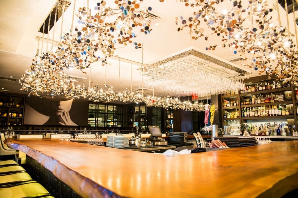 Steak 48's bar. 