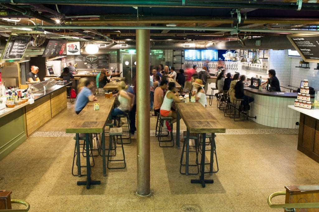 Conservatory was Houston's first underground food hall and beer garden. 