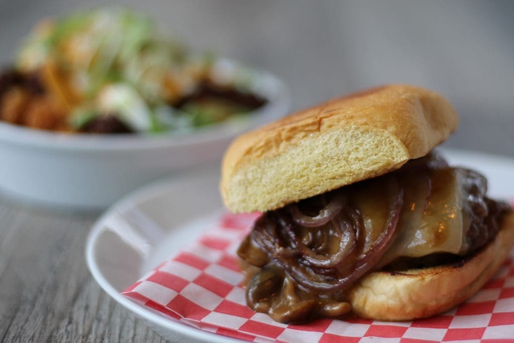 Salisbury Steak Burger 