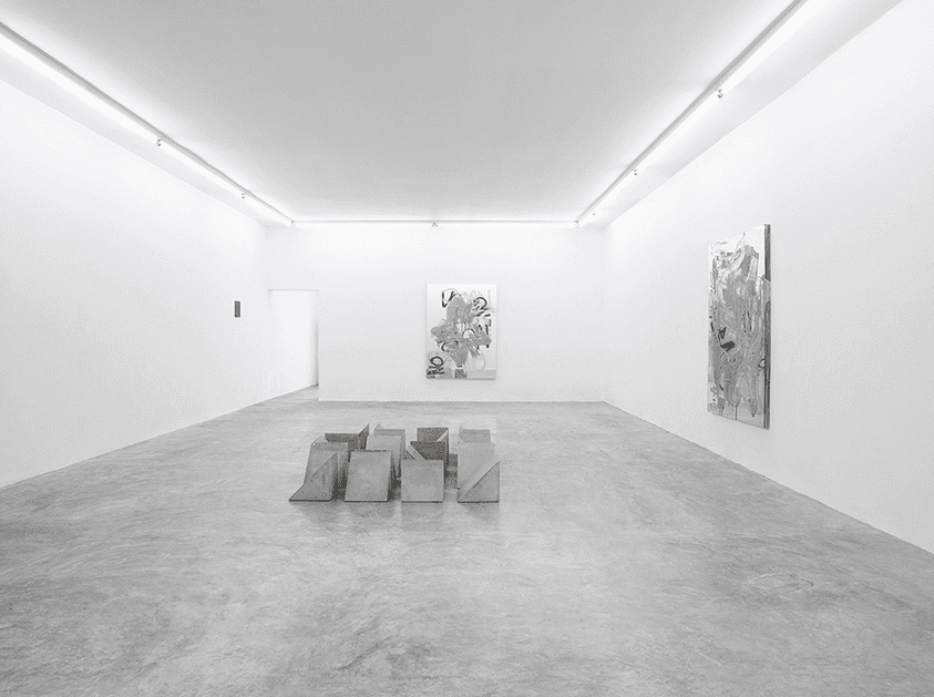 "Abstraction and Nothing," featuring Stefan Brüggemann, Mario Garcia Torres, Aldo Chaparro, at FIFI Projects, Mexico City. The gallery is one of the artspace's coming to the Texas Contemporary Art Fair's "The Other Mexico Pavilion." (Courtesy the artists and FIFI Projects, Mexico City) 