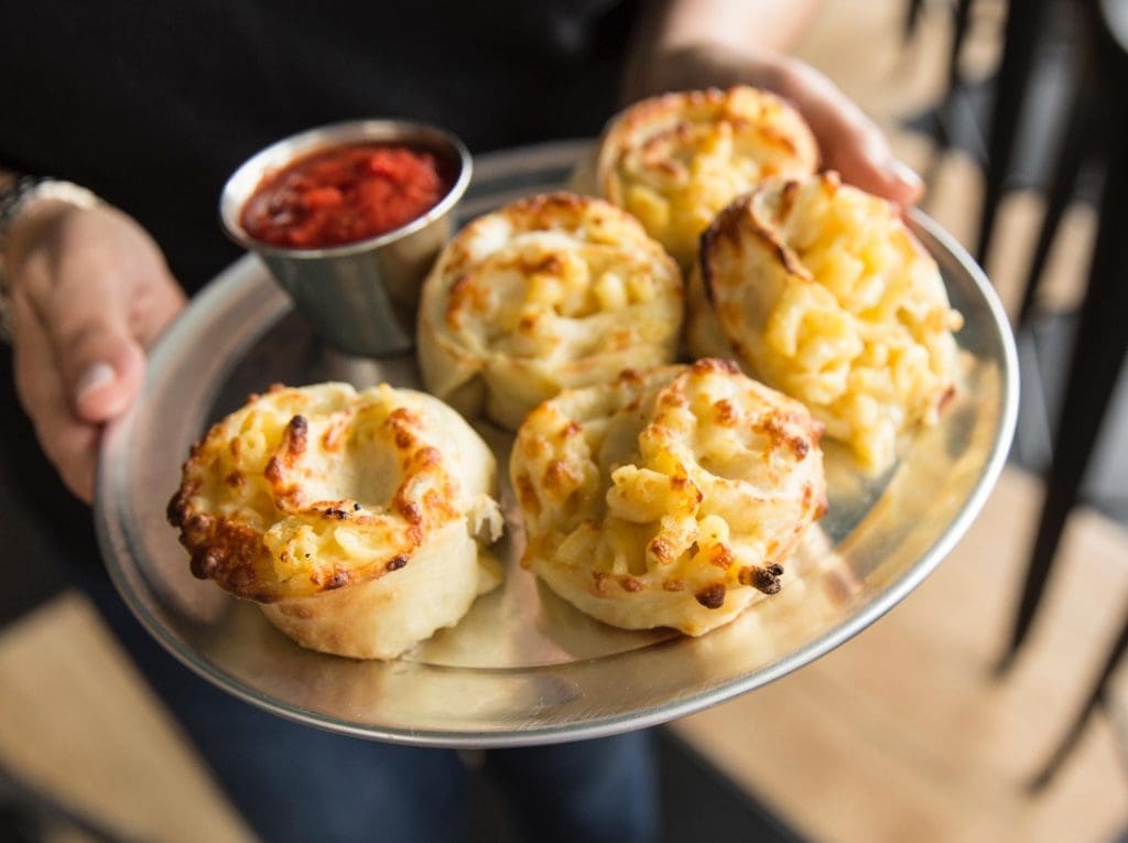 Pi Pizza is filling their rolls with everything from cheese to sopresseta to macaroni and cheese. 