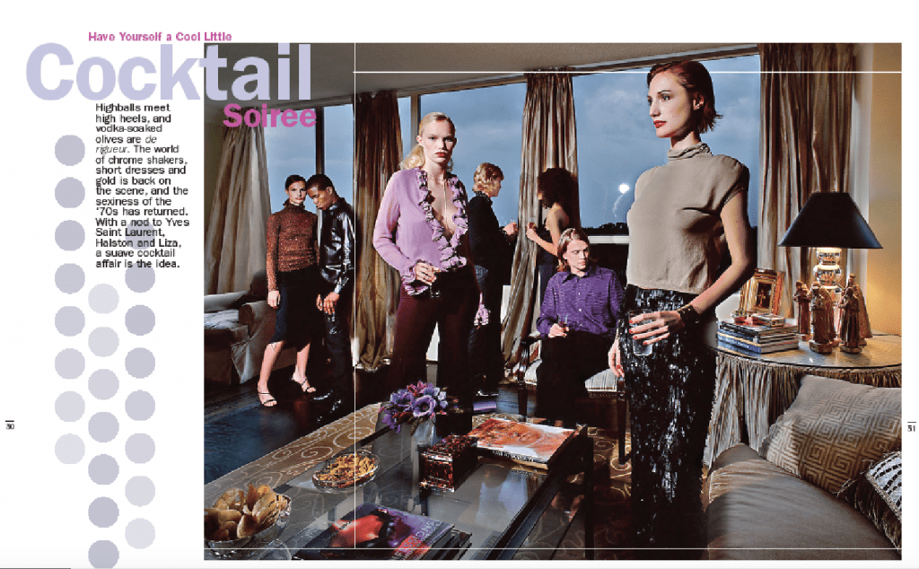 In 2000, PaperCity's fall fashion spread was shot at the Sherry-Netherland hotel in NYC. 