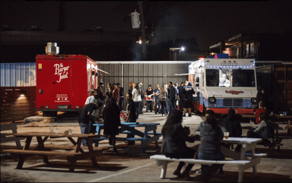 Food truck rotate daily. 