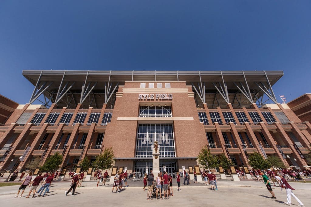 Texas A&M jumped in the rankings  over last year. 