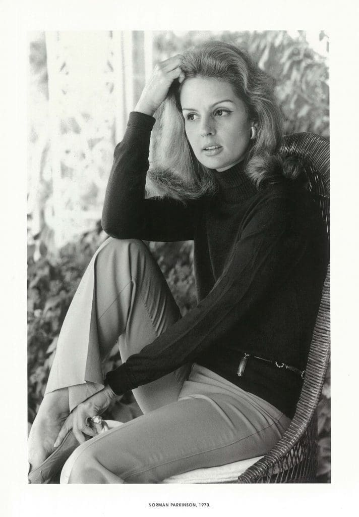Herrera photographed by Norman Parkinson, 1970