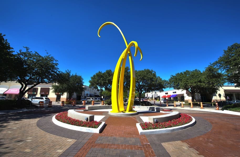 Stopping Traffic: A Giant Yellow Work of Art Turns Heads In Dallas