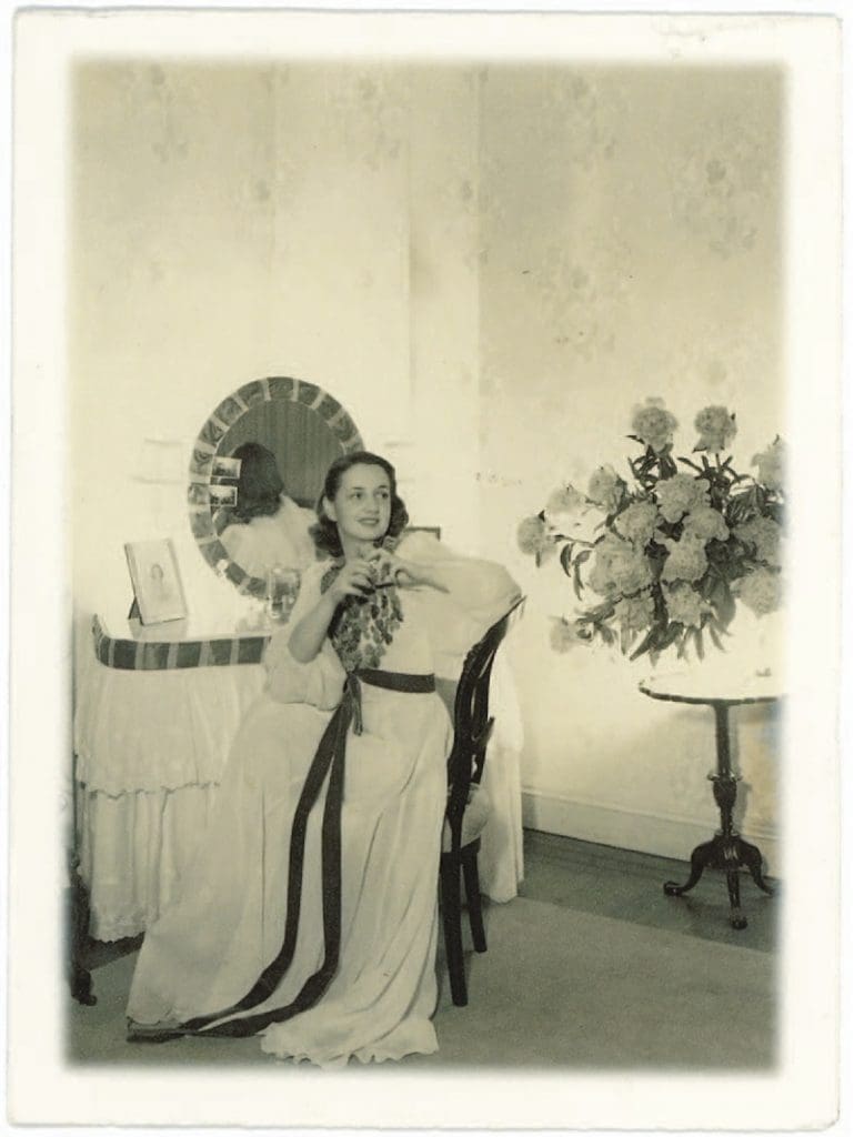 A circa 1934 photograph of Betty was used as a cover of her 100th birthday celebration invitation.