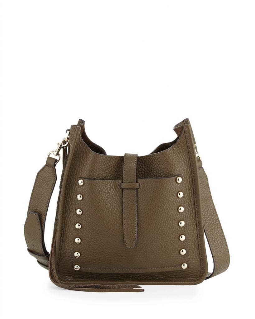 Small unlined leather feed bag, $245