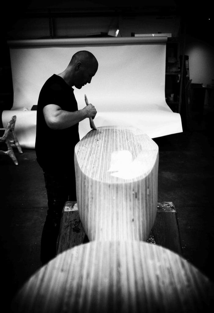 Artist Ty Best in his Montana studio (Photo by Al Oliver)