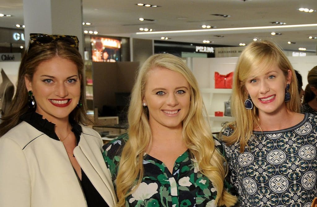 From left: Molly Jodeit, Ashley Vallone, Rachel Patrinely, Mosie Hackett and Sabrina Scruta at the Saks Fifth Avenue Key to the Cure Wednesday Oct. 26,2016.(Dave Rossman photo)