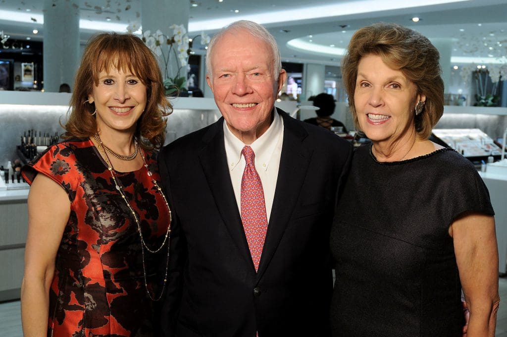 From left: Vicki West with Thurmon and Lilly Andress at the Saks Fifth Avenue Key to the Cure Wednesday Oct. 26,2016.(Dave Rossman photo)