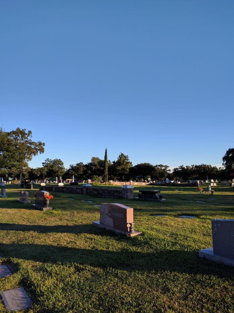 Somewhere in section 55 at Forest Park Lawndale is the de Menil family markers. Also, my grandfather and great-grandmother.