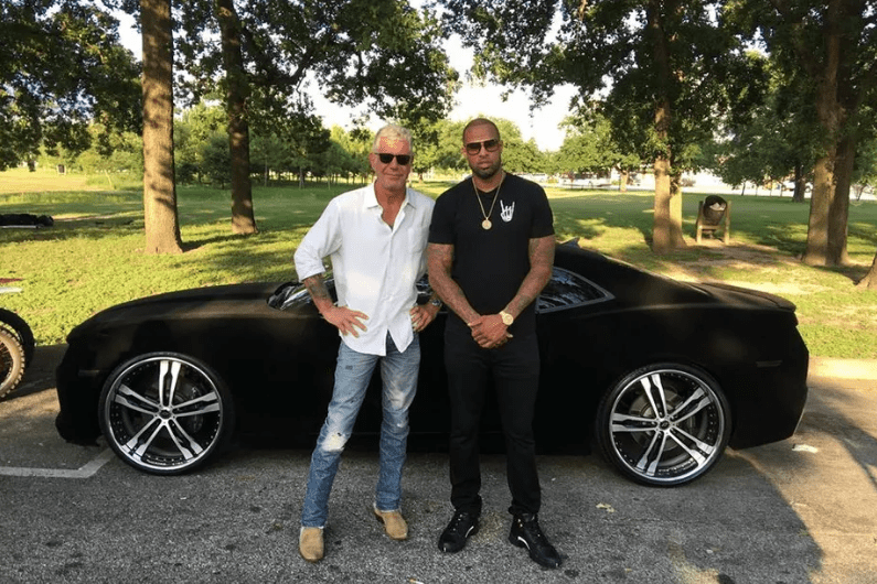 Anthony Bourdain with rapper Slim Thug on the Houston episode of Parts Unknown. 