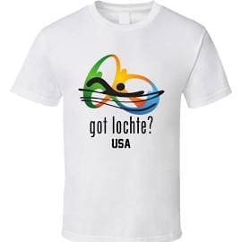 Show off your swimmer muscles in this Lochte tee. Just, no speedos while trick-or-treating. 