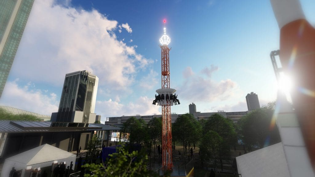 Houston's Super Bowl will feature a ride that blends virtual reality and thrills like never before.
