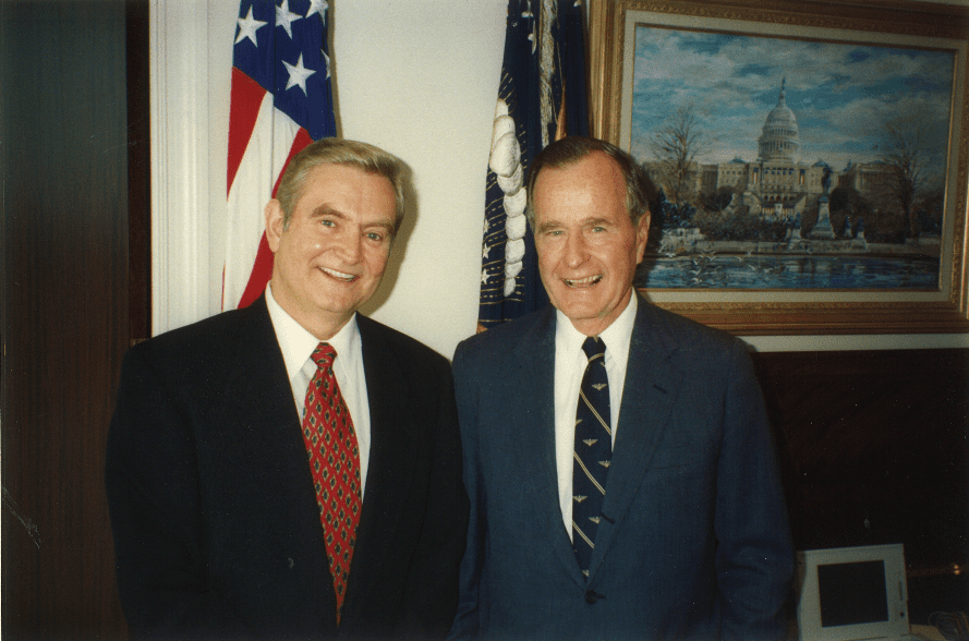 Dave Ward, President George H.W. Bush