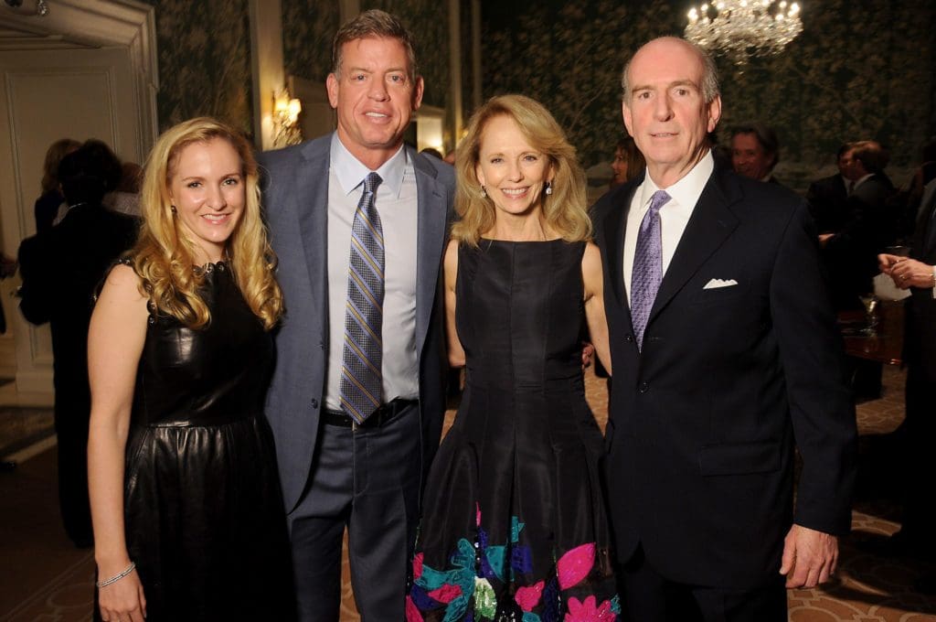 Troy Aikman, a Billionaire and a TV Star Party in Houston — and it Turns into a Touchdown for TEACH