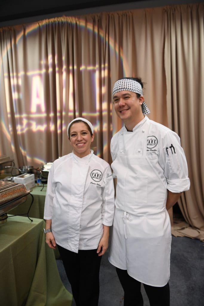 A Fare Extraordinaire chefs Laura Seibert, Ryan Bouillet