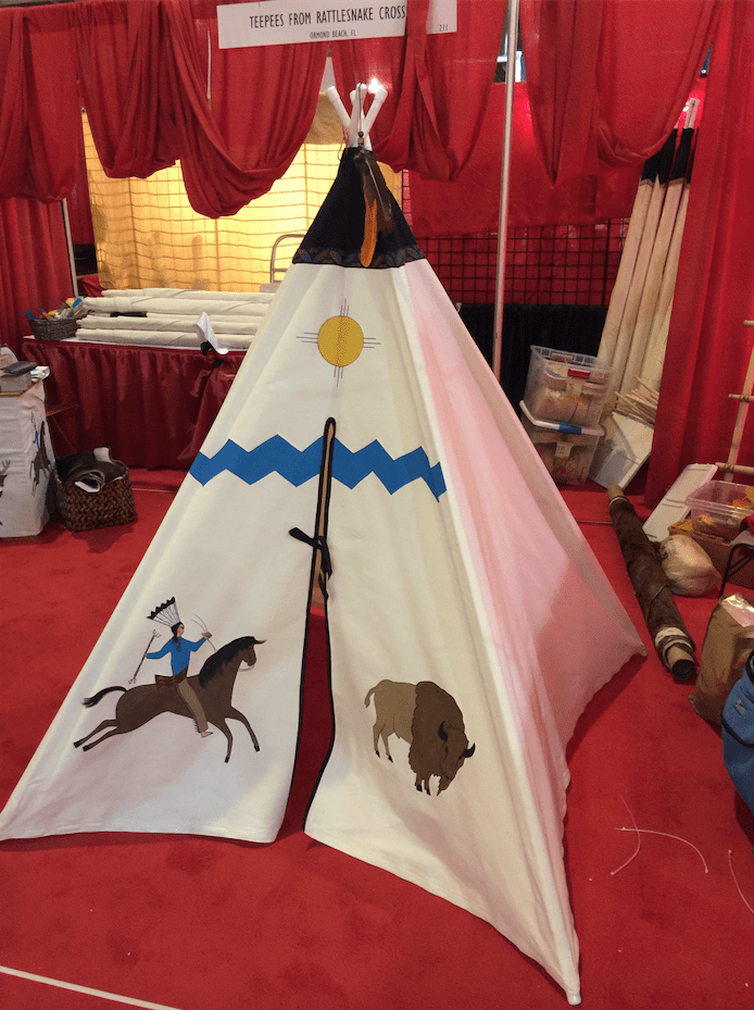 Teepees from Rattlesnake Crossing 