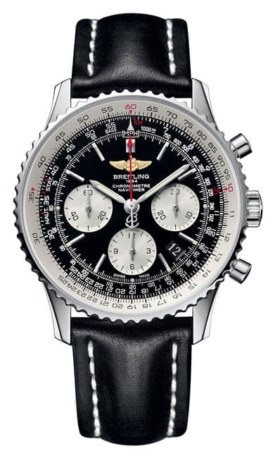Speedmaster ’57 Omega coaxial chronograph, $9,000, at the Omega boutique, Lewis Jewelers, the Tourbillon boutique.