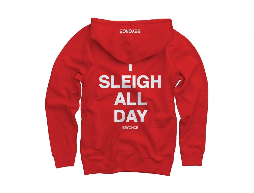 This clever sweatshirt will keep you warm all season long. 