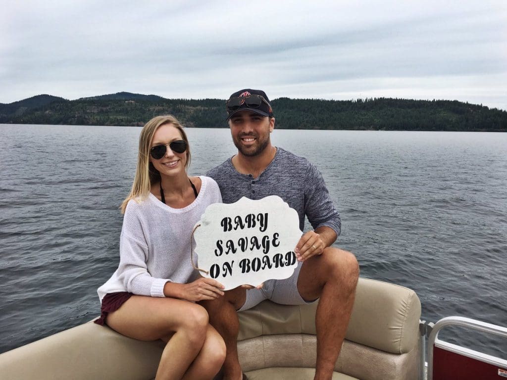 Tom Savage and his wife Catherine have a young baby. @TomSavage03