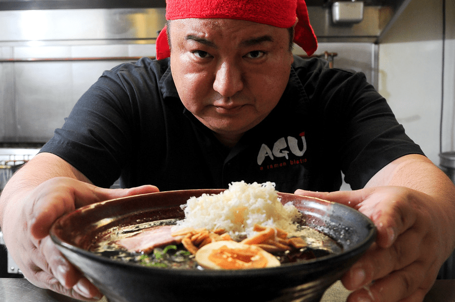 Hawaii-based AGU Ramen is now open in Houston. 