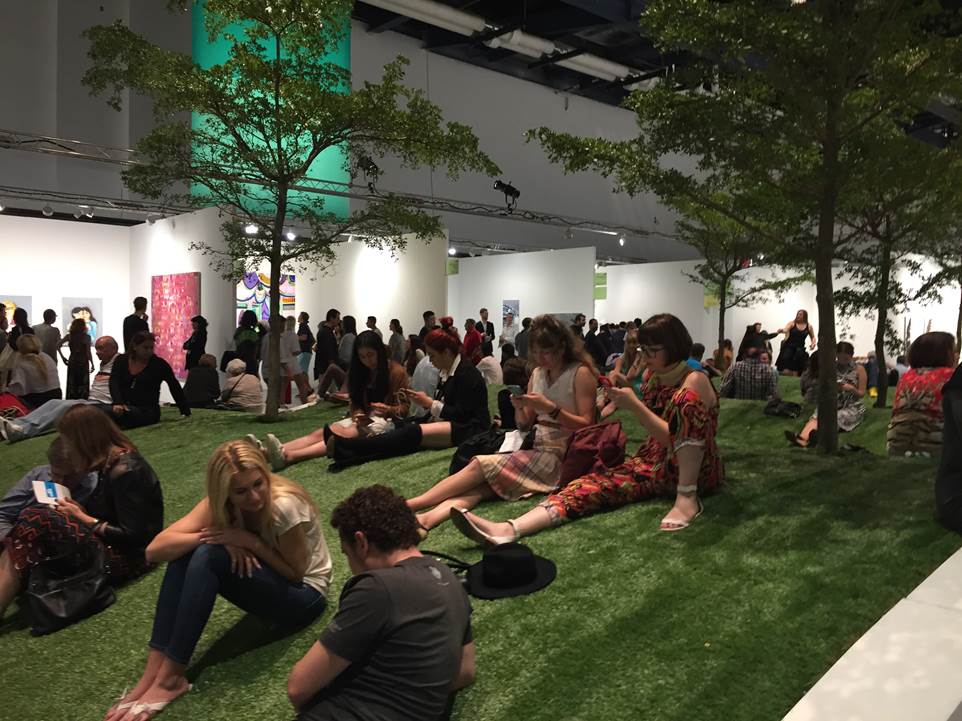 Art Basel Miami Beach 2016 where Leibovitch — assisted by interior architect Lauren Rottet and art advisor Lea Weingarten — shopped for The River Oaks.  